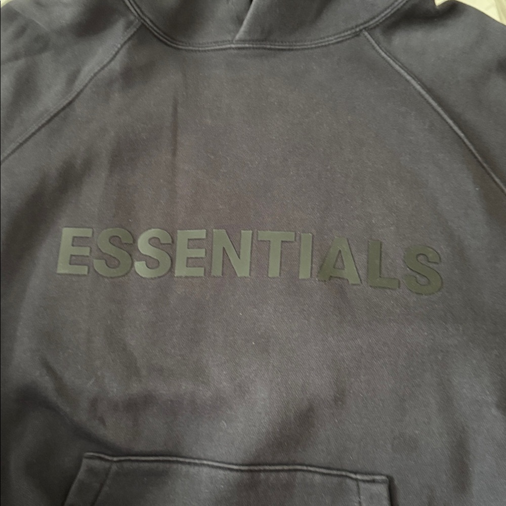 Fear of God Essentials Black Sweatshirt